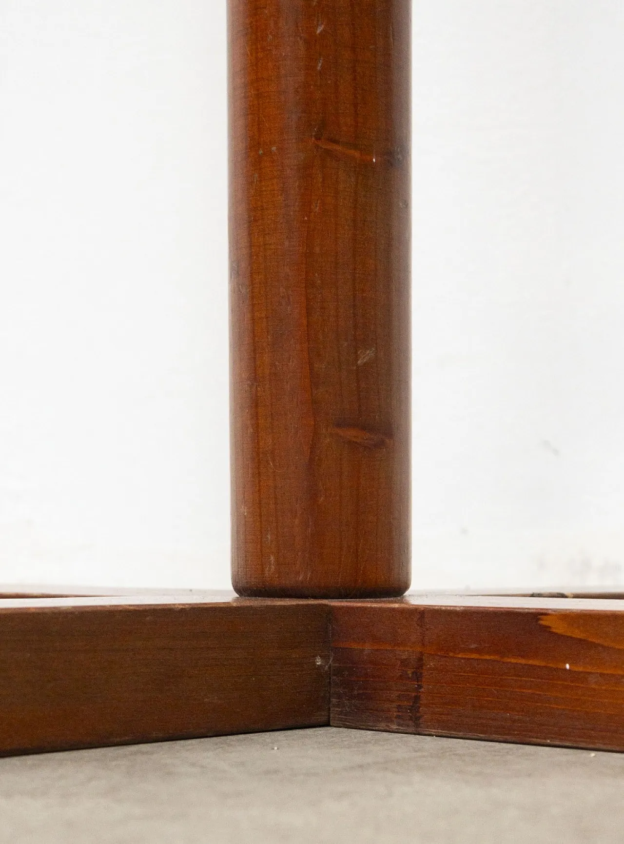 Fir wood coat rack, 1970s 7