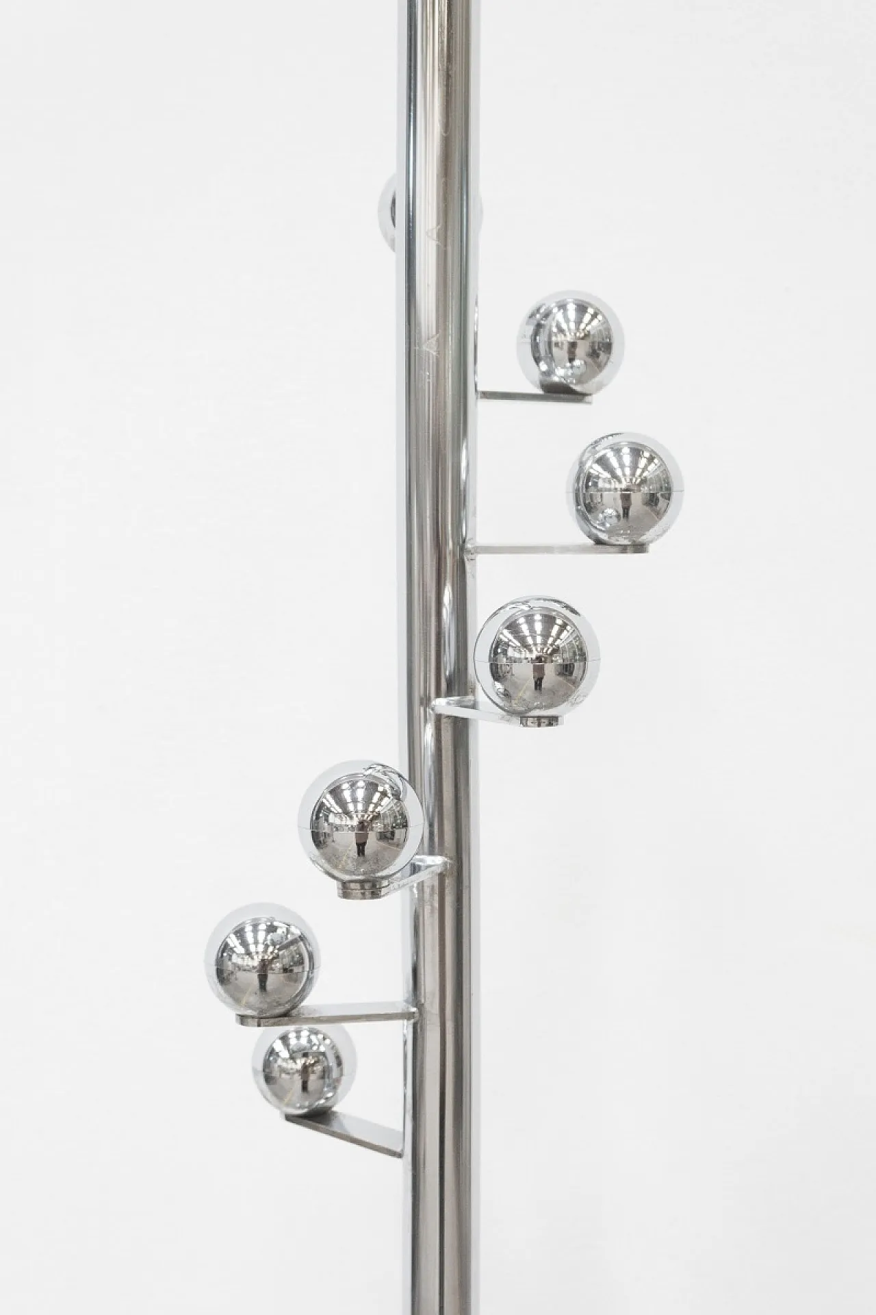 Chrome-plated steel coat stand, 1970s 10
