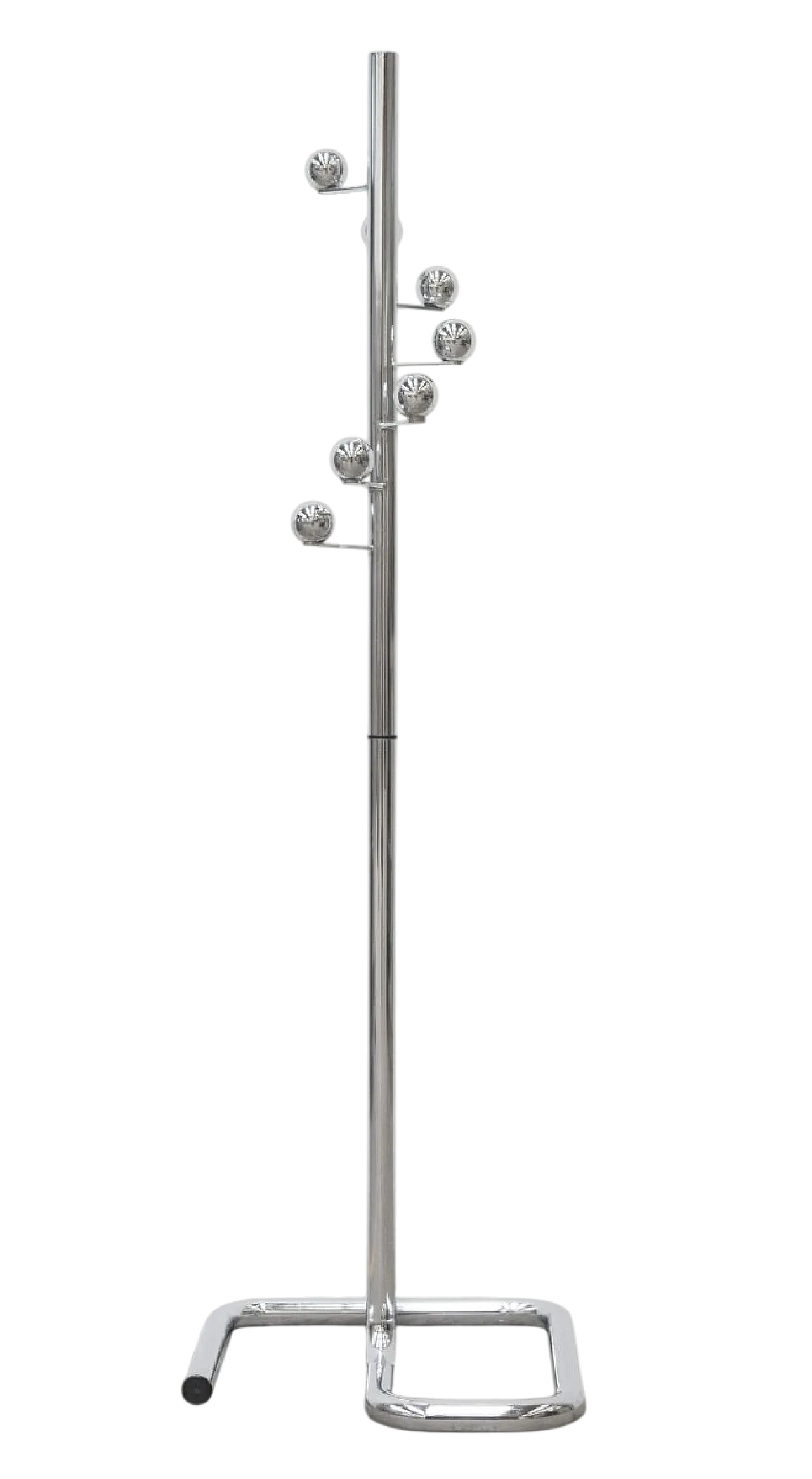 Chrome-plated steel coat stand, 1970s 13