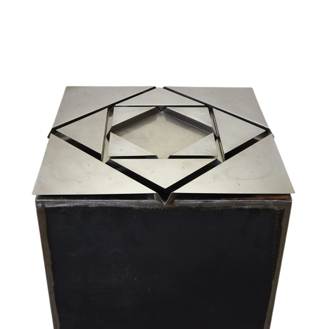 Vassoio placcato di Renzo Bioli per Il Picchio Firenze, anni '70 10