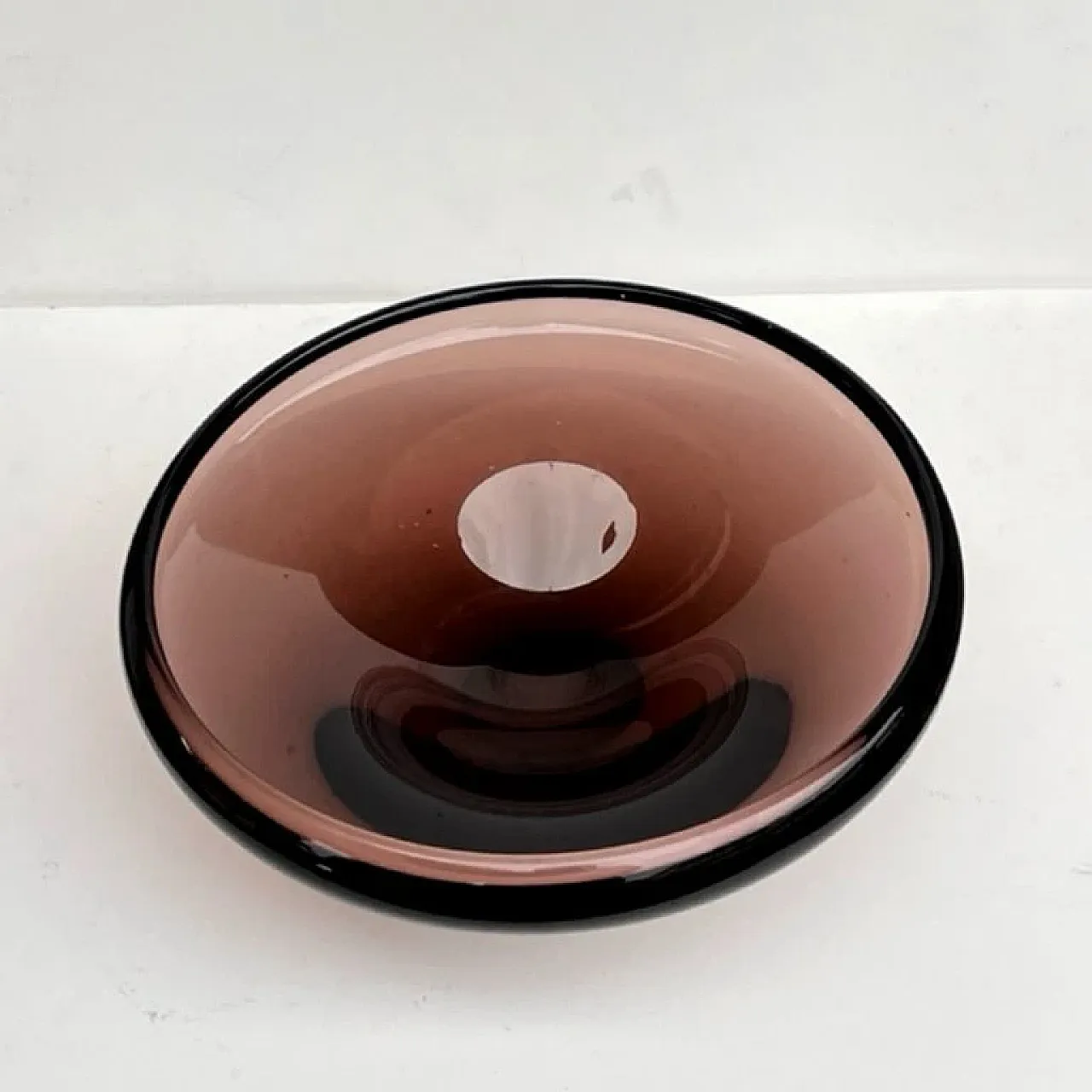 Glass ashtray by M. Klinger, Železný Brod, 1960s 2