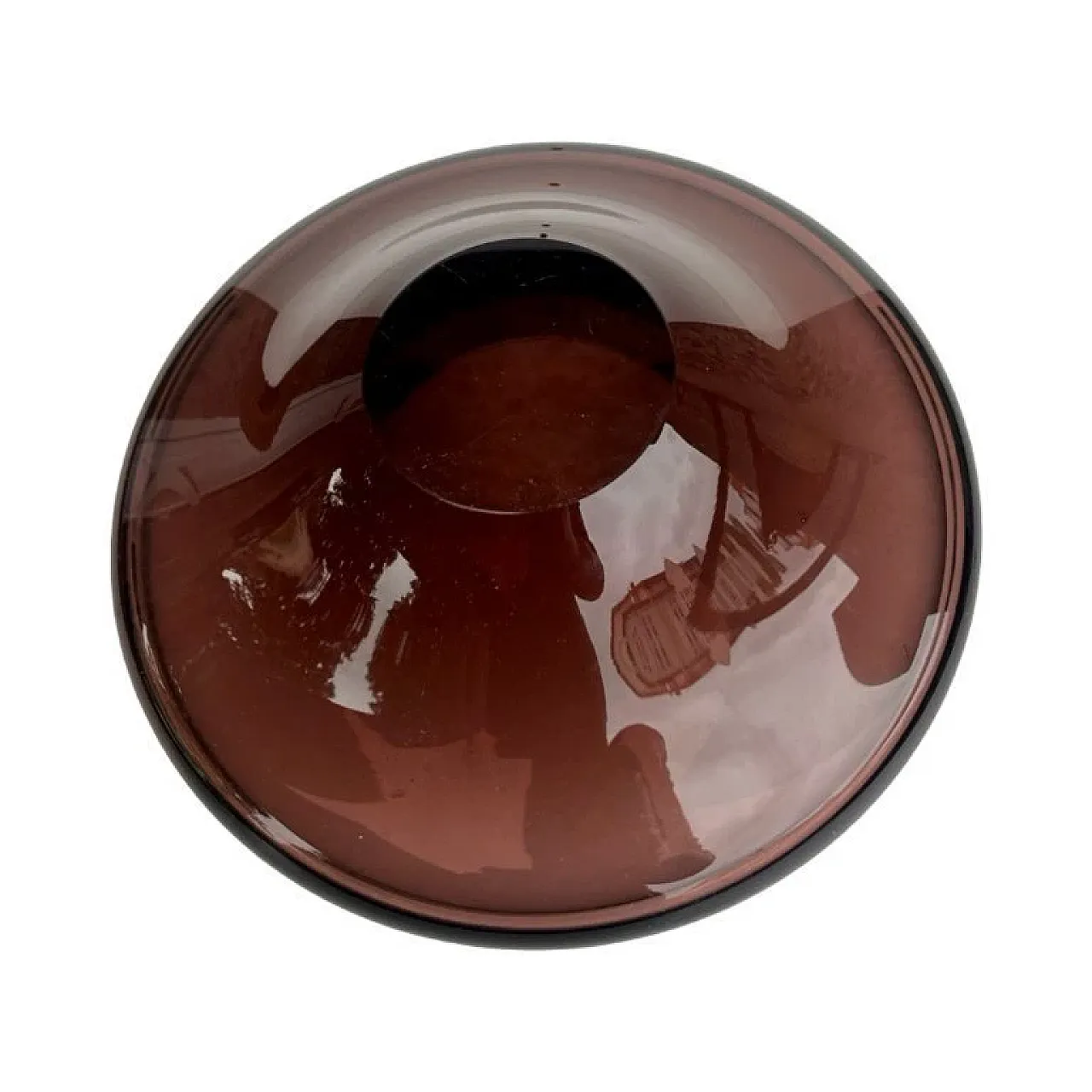 Glass ashtray by M. Klinger, Železný Brod, 1960s 7
