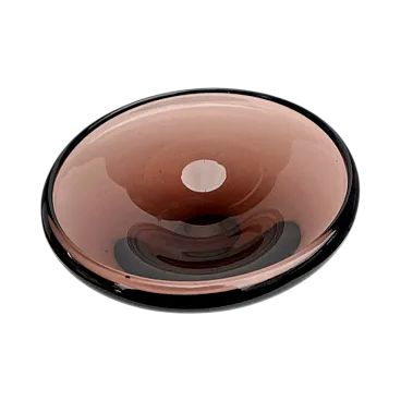 Posacenere in vetro di M. Klinger, Železný Brod, anni '60