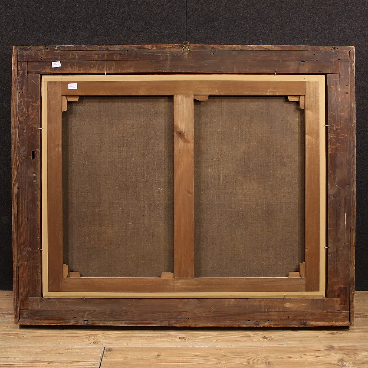 Dipinto francese Salomone e la Regina di Saba, '800 9