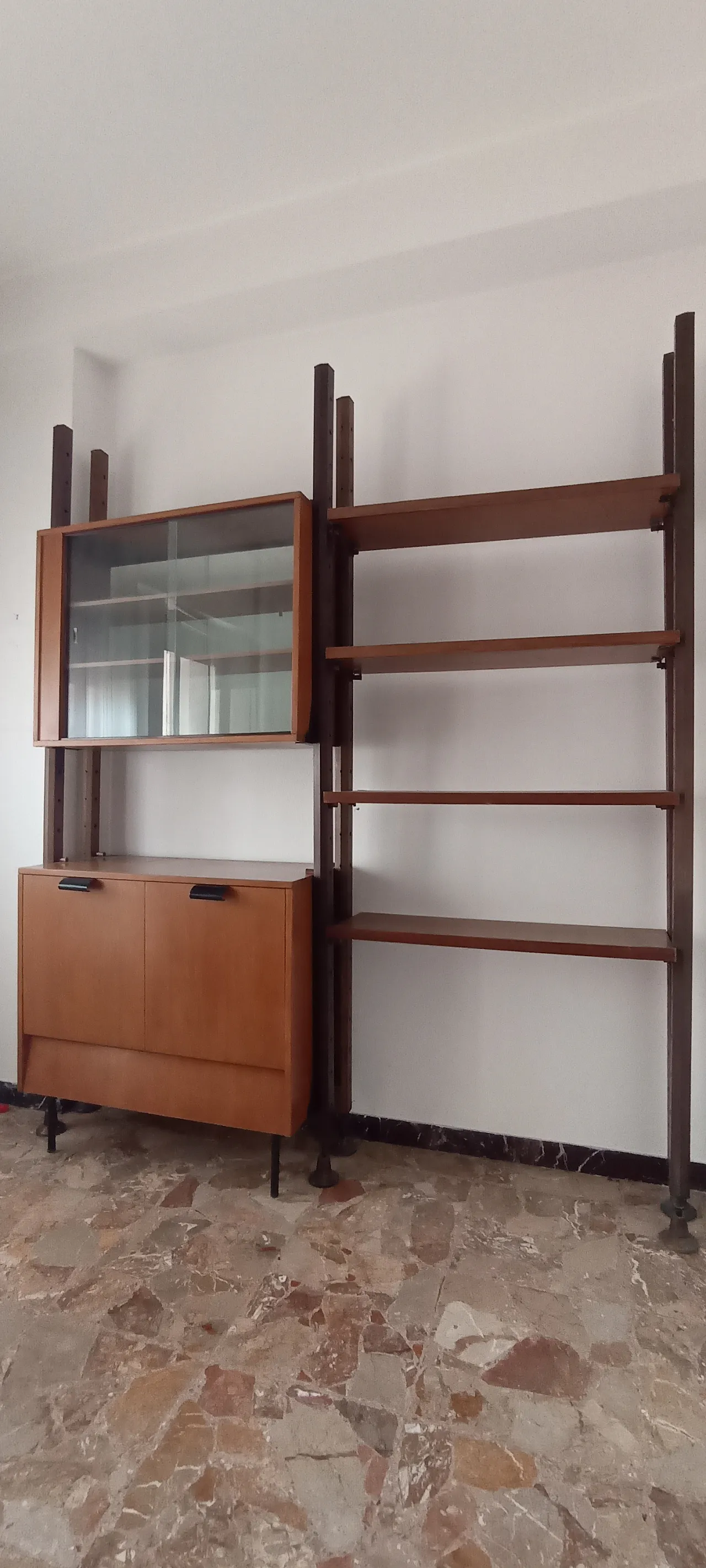 Libreria di Fiori per I.S.A. con bar e vetrina pensile, anni '70 8