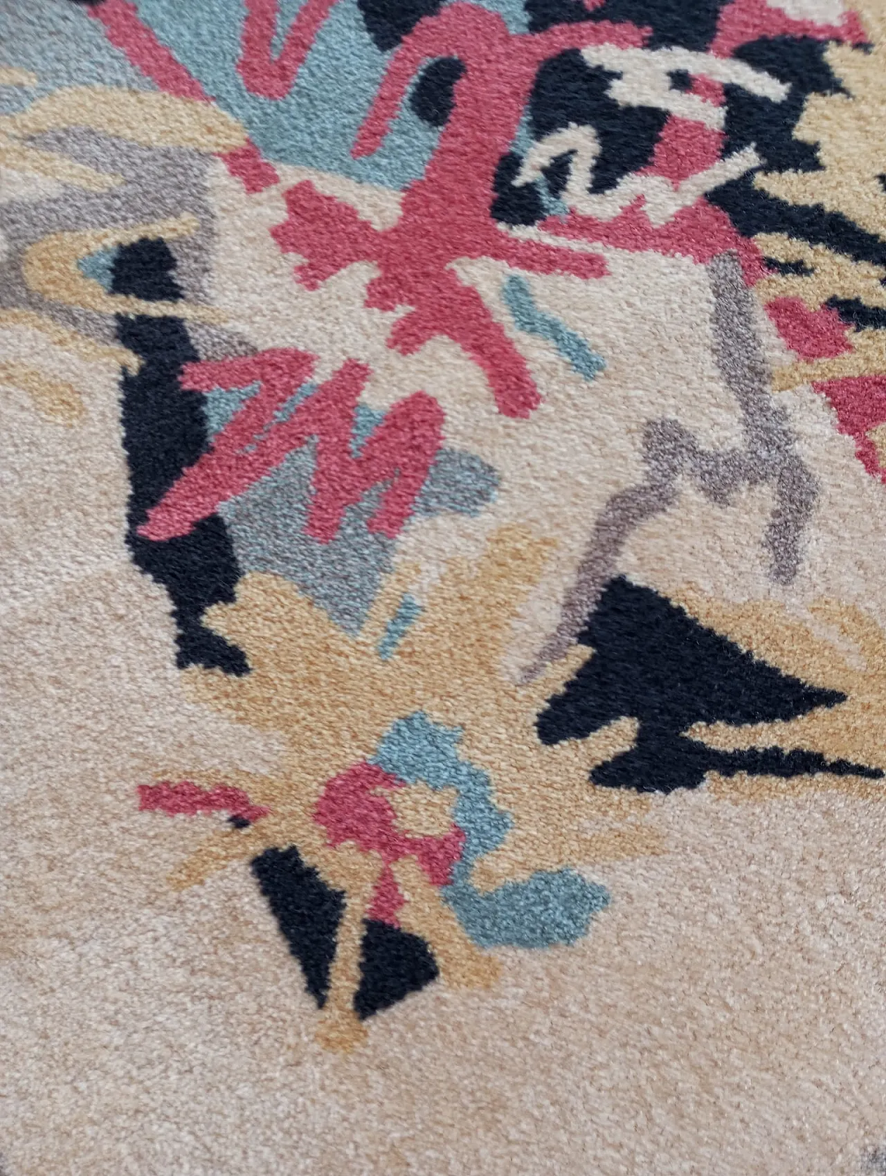 Tappeto disegno Gianni Vigone in lana, Italia anni ‘80 3