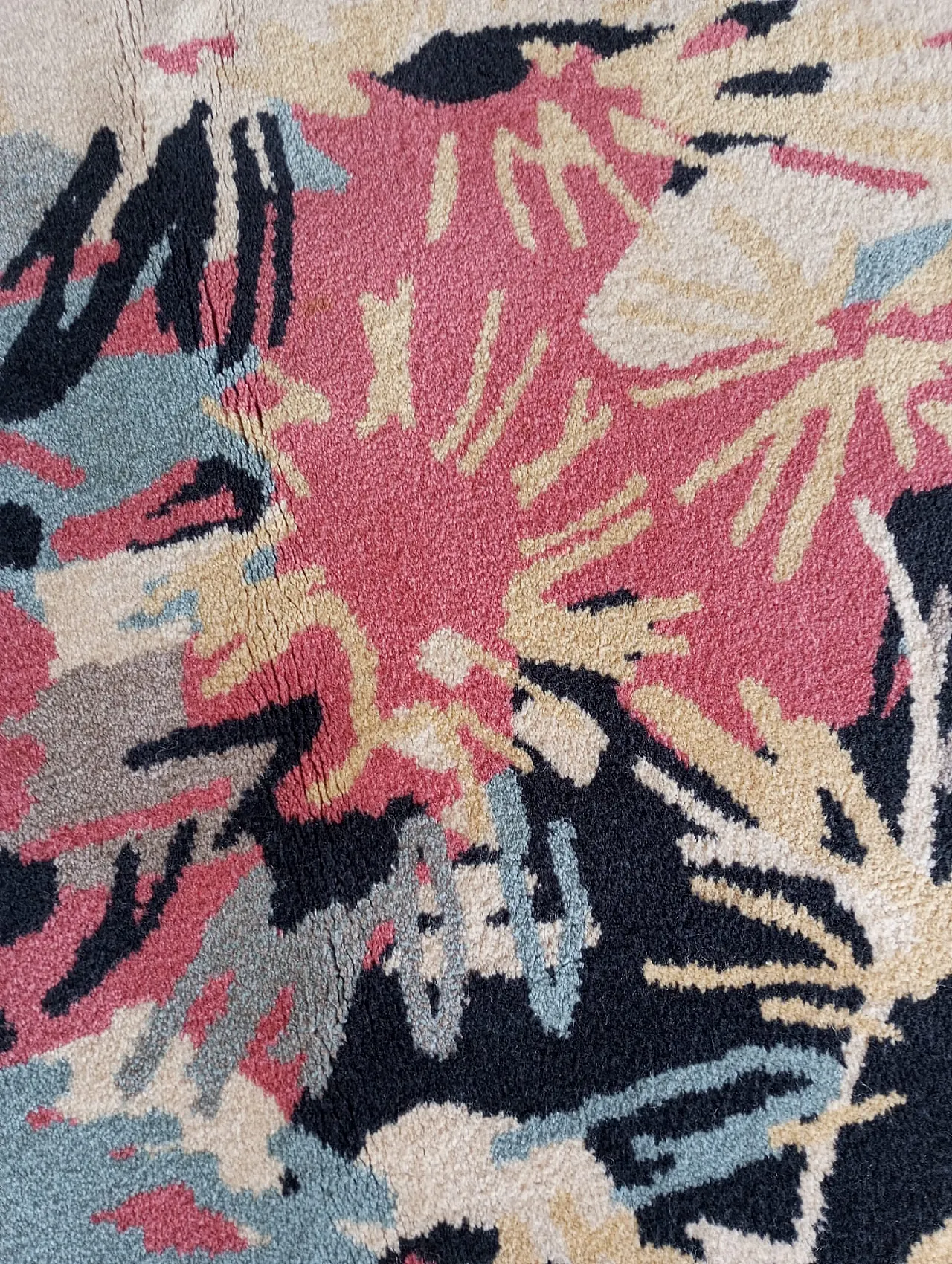 Tappeto disegno Gianni Vigone in lana, Italia anni ‘80 7