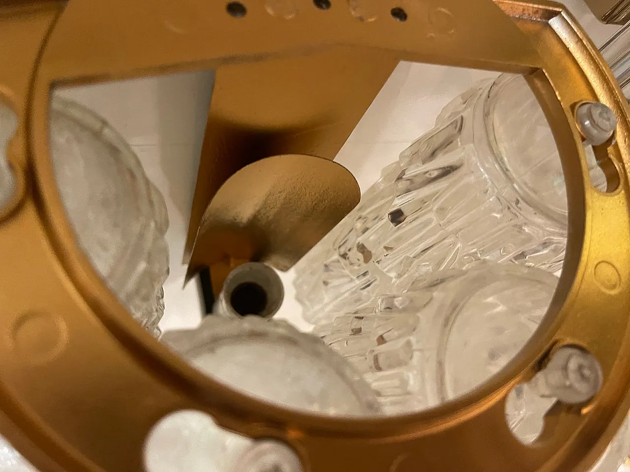 Pair of Mid-Century Italian Textured Plastic Sconces, 1970s 4