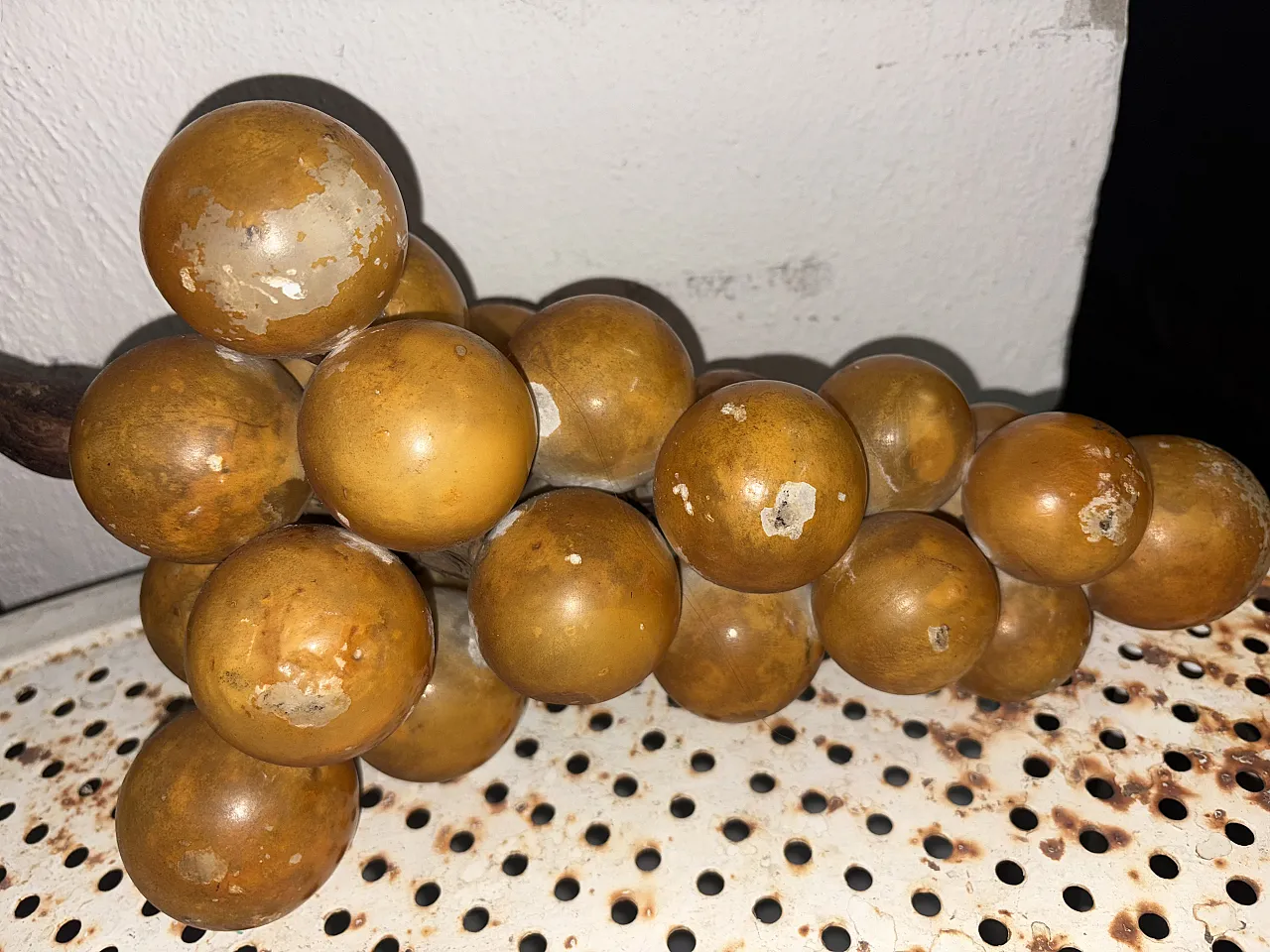 Marble alabaster pine cone, 1950s 2