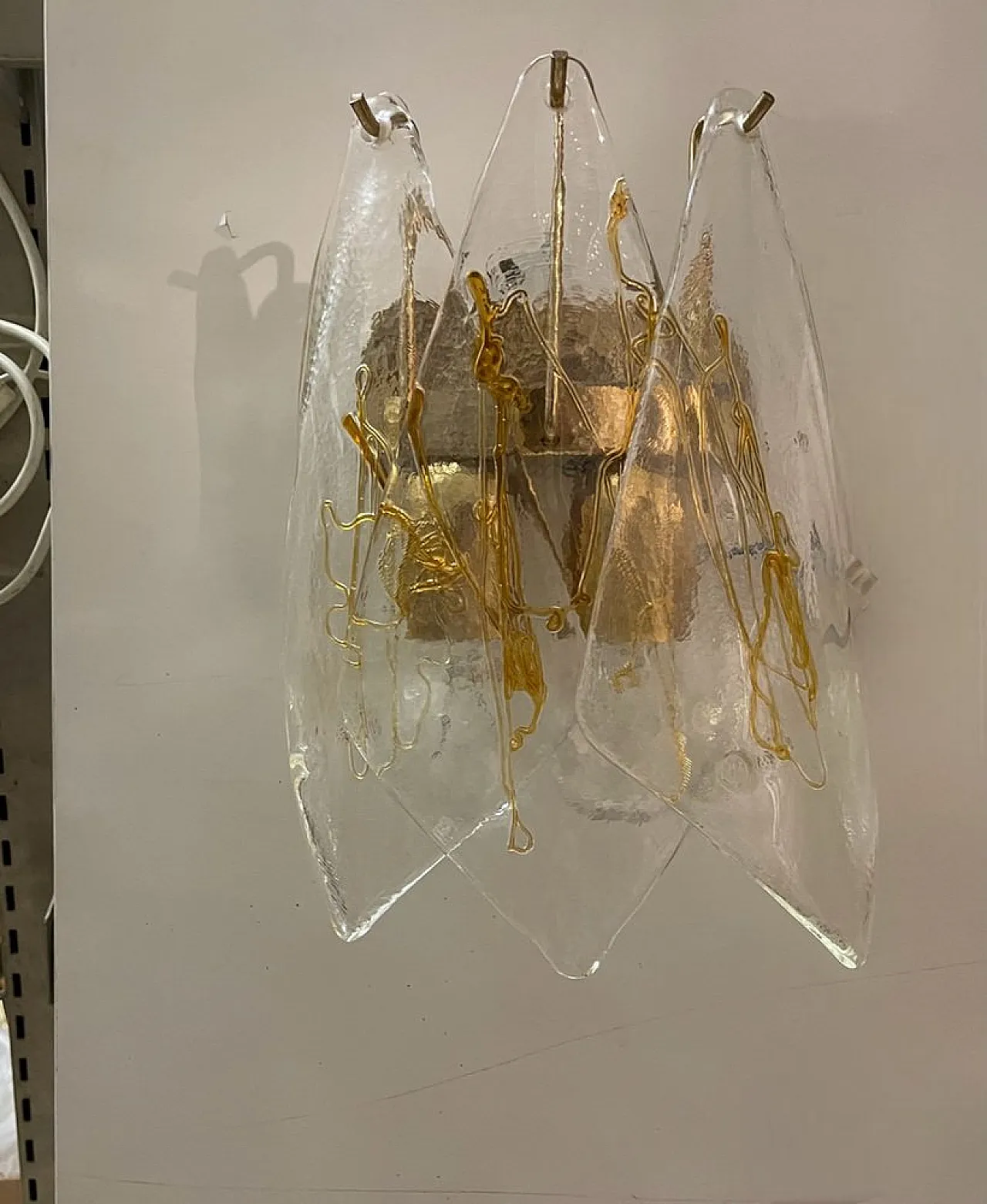 La Murrina wall light in Murano glass, 1980s, set of 2 5