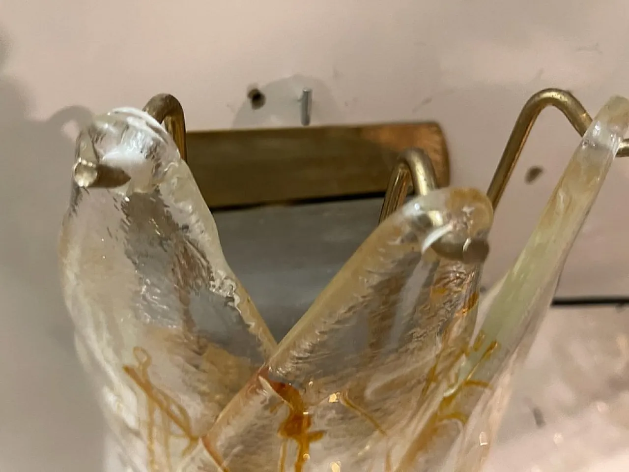 La Murrina wall light in Murano glass, 1980s, set of 2 7