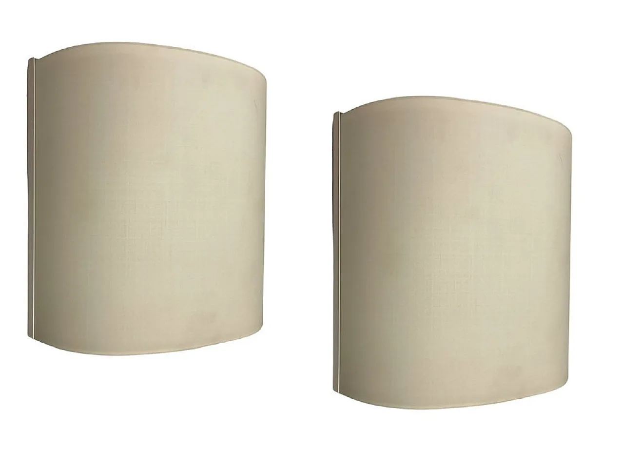 Large sandblasted glass sconces from Zonca, 1980s, set of 2 1