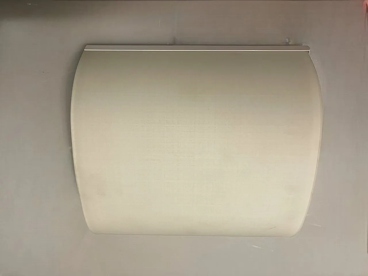 Large sandblasted glass sconces from Zonca, 1980s, set of 2 3