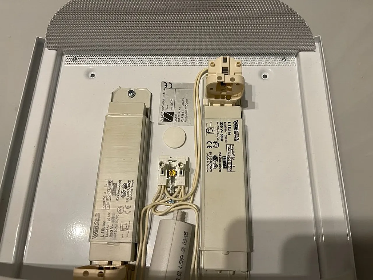 Large sandblasted glass sconces from Zonca, 1980s, set of 2 6