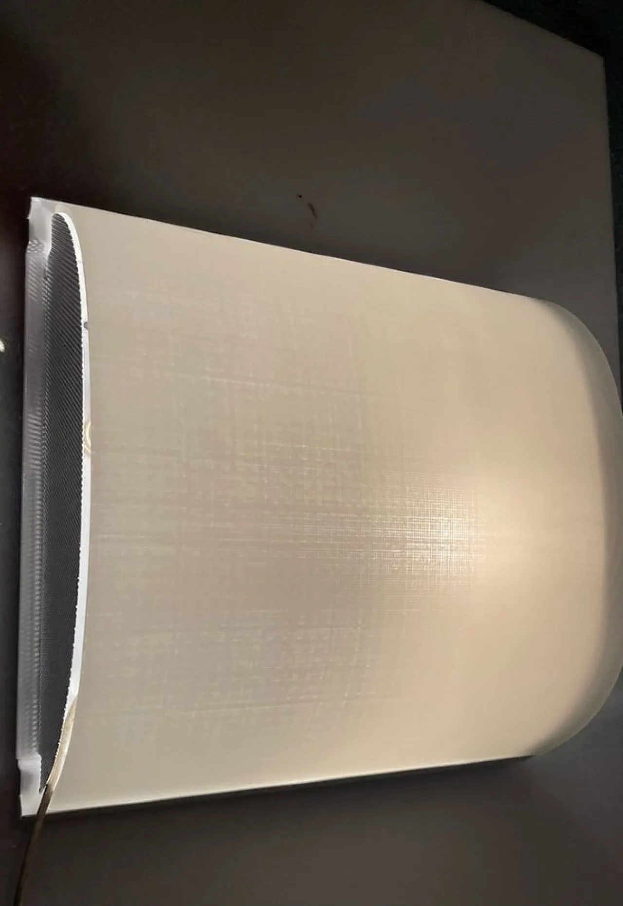 Large sandblasted glass sconces from Zonca, 1980s, set of 2 9