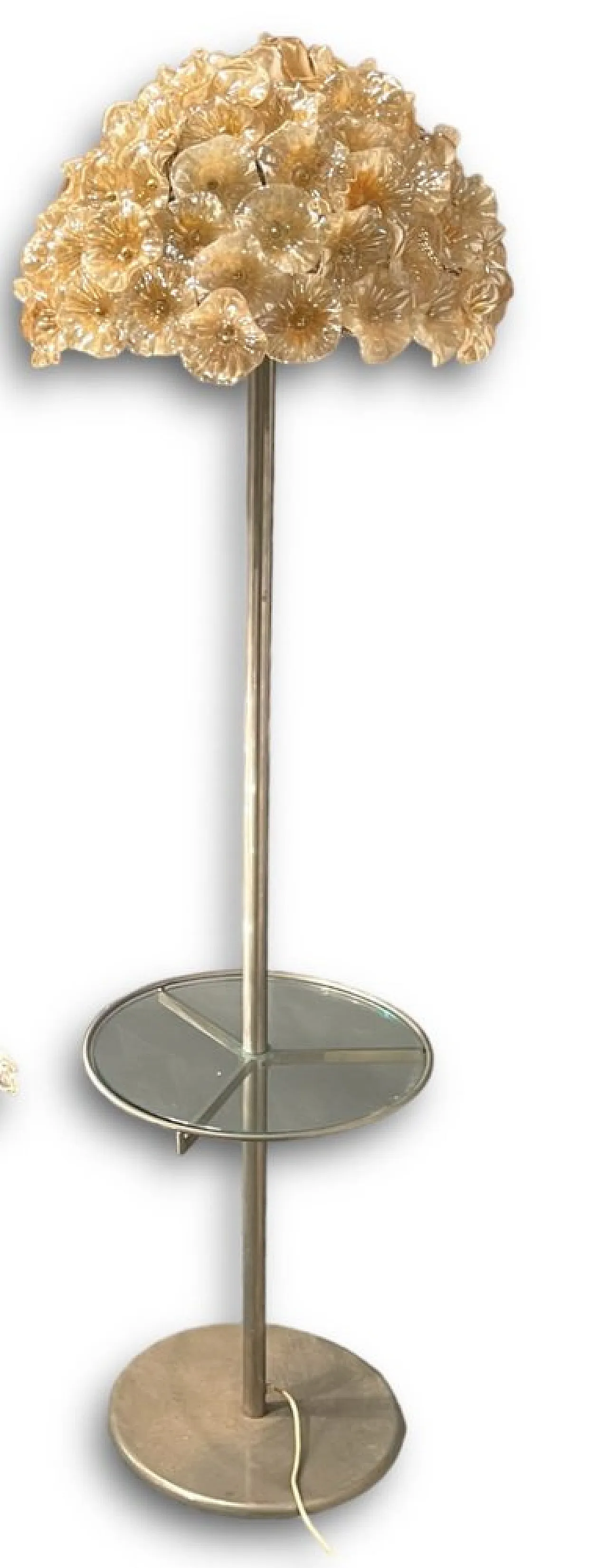Murano glass floral floor lamp, 1970s 10