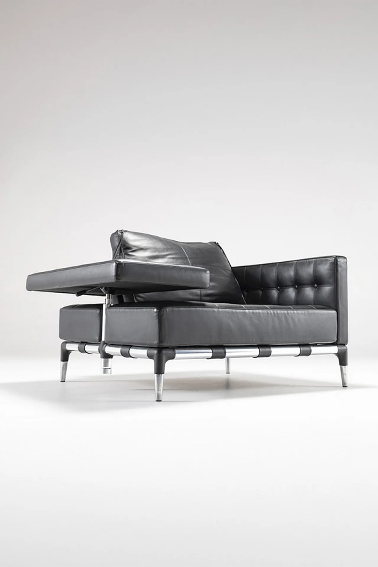 Prive Leather Set by Phillippe Starck for Cassina, Italy, 2010 4