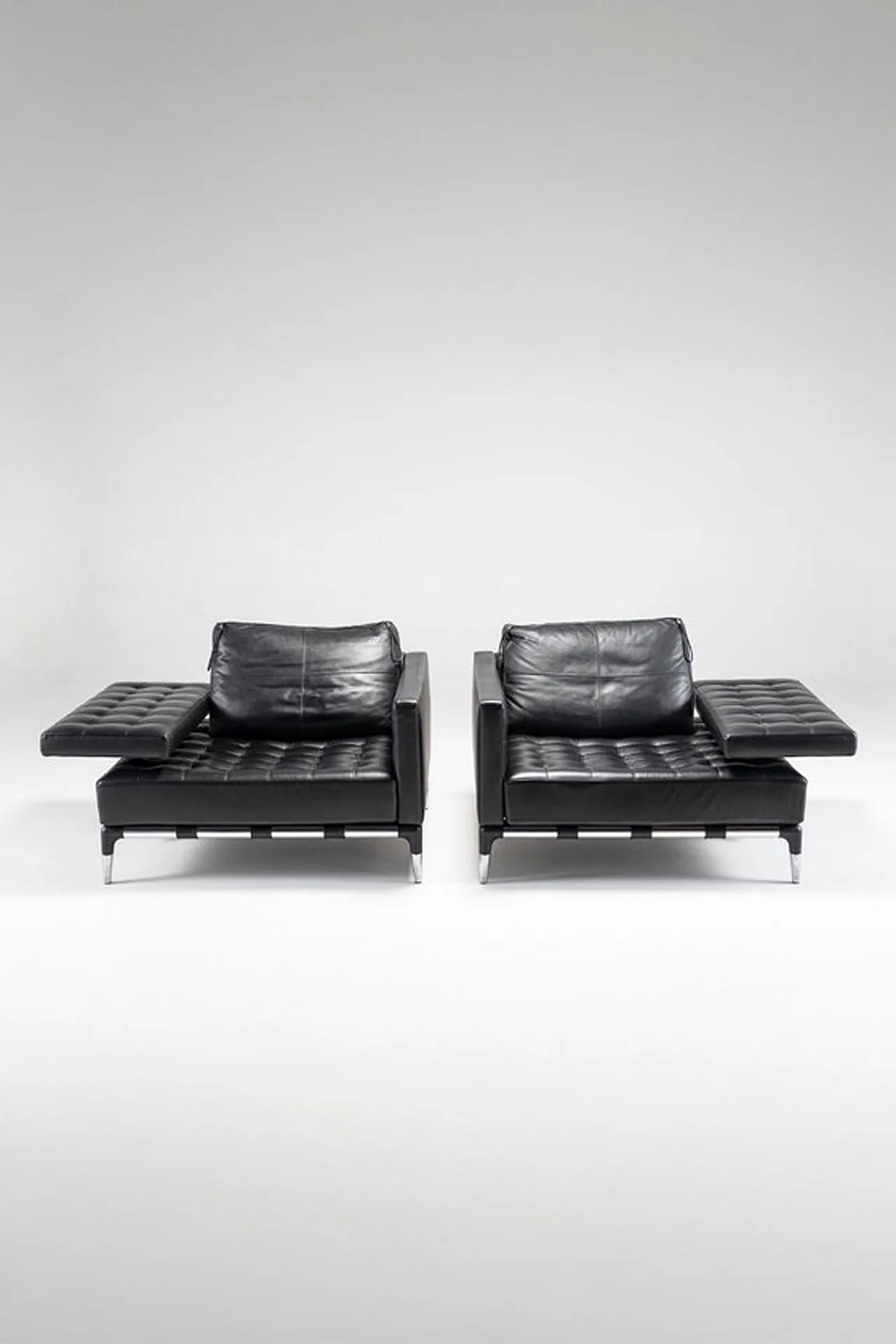 Prive Leather Set by Phillippe Starck for Cassina, Italy, 2010 18