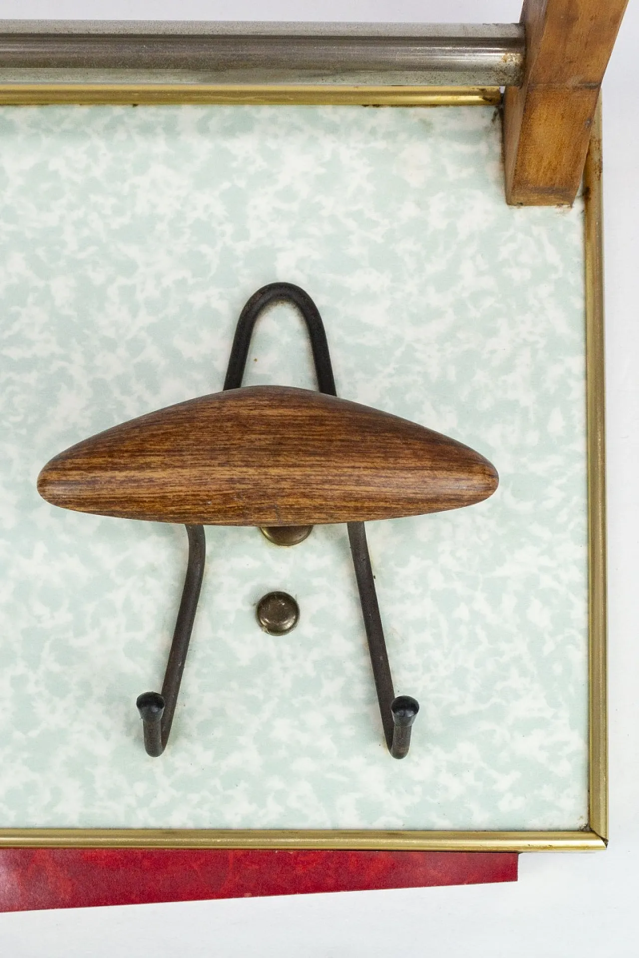 Coat rack with hat rack, 1950s 2