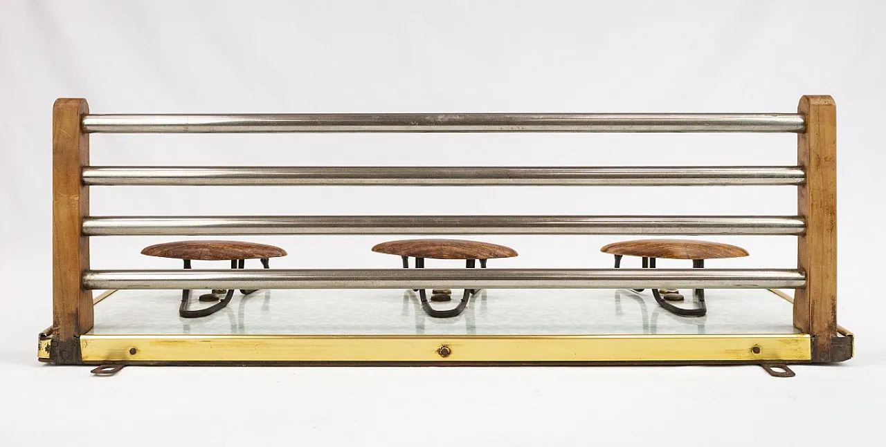 Coat rack with hat rack, 1950s 6