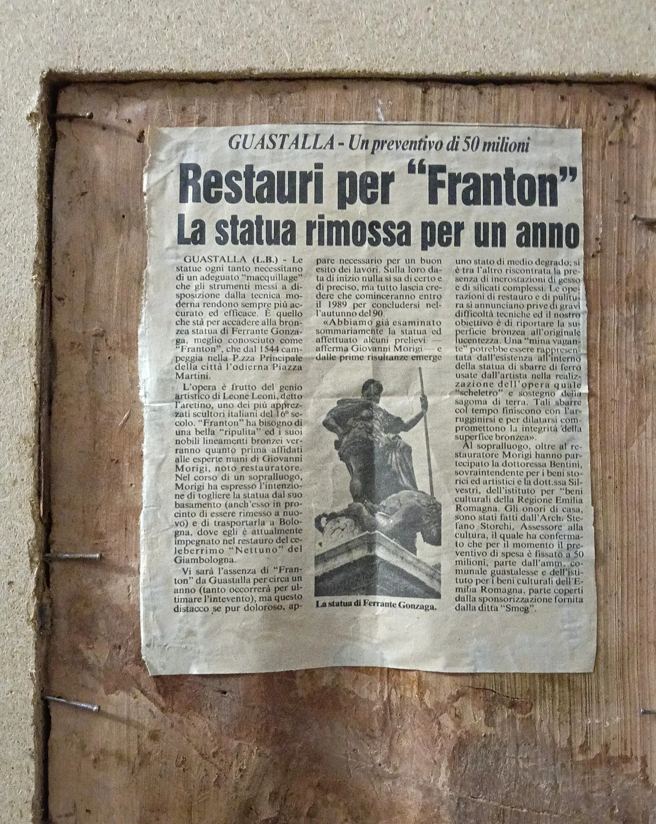 Bas-relief, Ferrante Gonzaga, mid-20th century 9