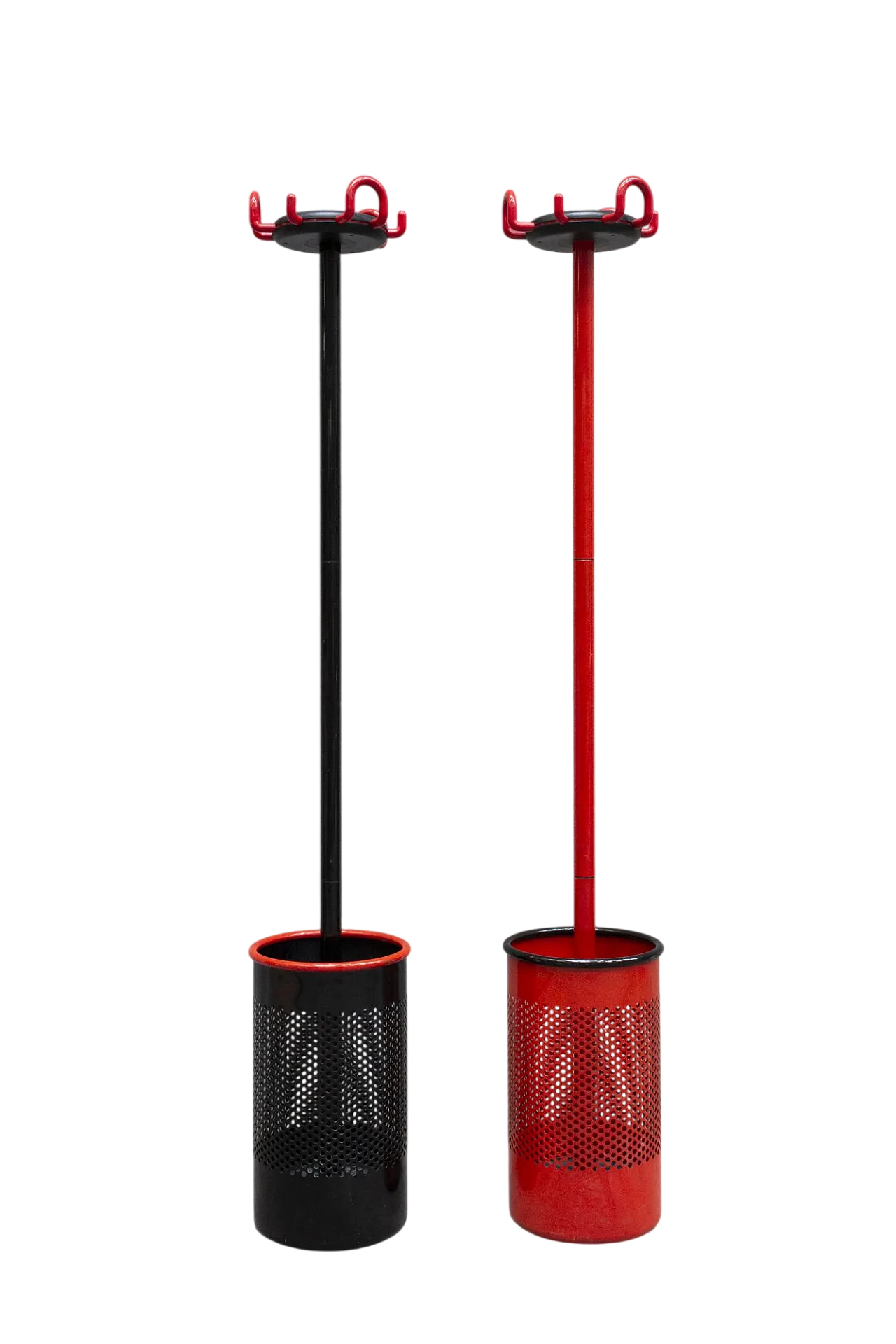 Coppia di appendiabiti con portaombrelli Cribbio di Rexite, anni '80 8