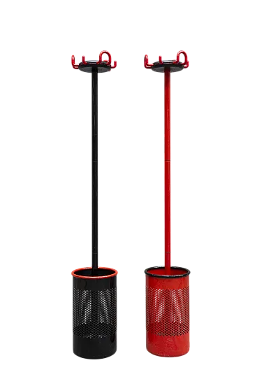 Coppia di appendiabiti con portaombrelli Cribbio di Rexite, anni '80