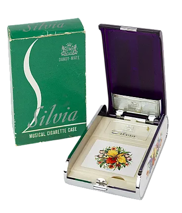 Silvia, portasigarette musicale, anni '70
