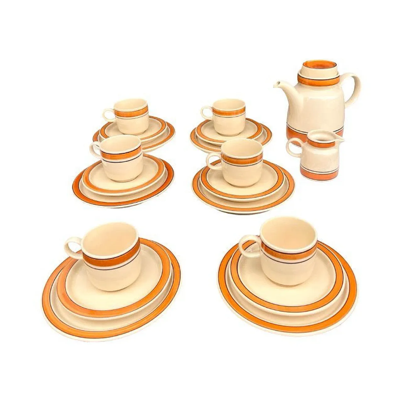 Set da caffè Melitta per 6 persone, anni '70 4