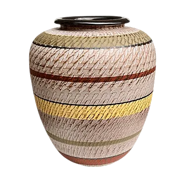 Dümler & Breiden Faux Klinker floor vase, type 29/25, 1970s