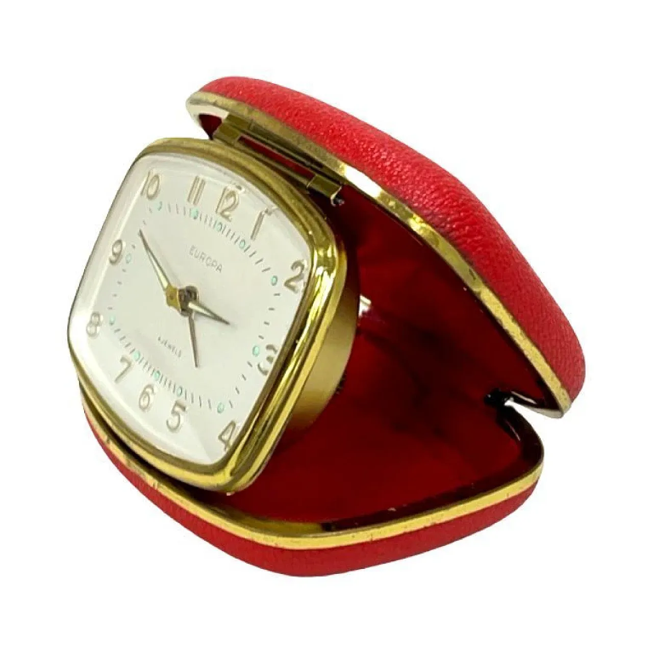 Travel alarm clock Europa, 1960s 4
