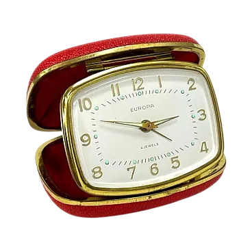 Travel alarm clock Europa, 1960s