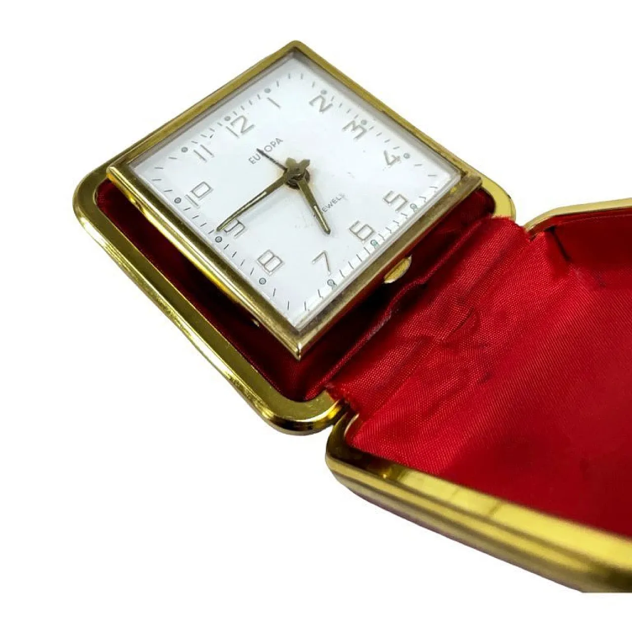 Travel alarm clock Europa, late 20th century 3