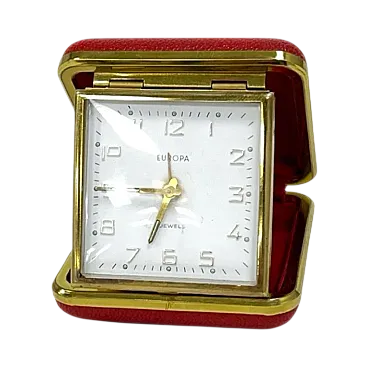 Travel alarm clock Europa, late 20th century