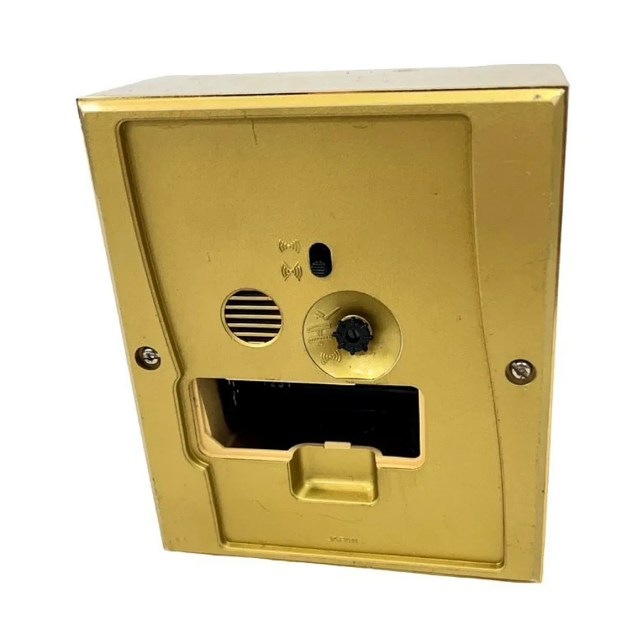 SEIKO Quartz, table clock with gold case, late 20th century 4