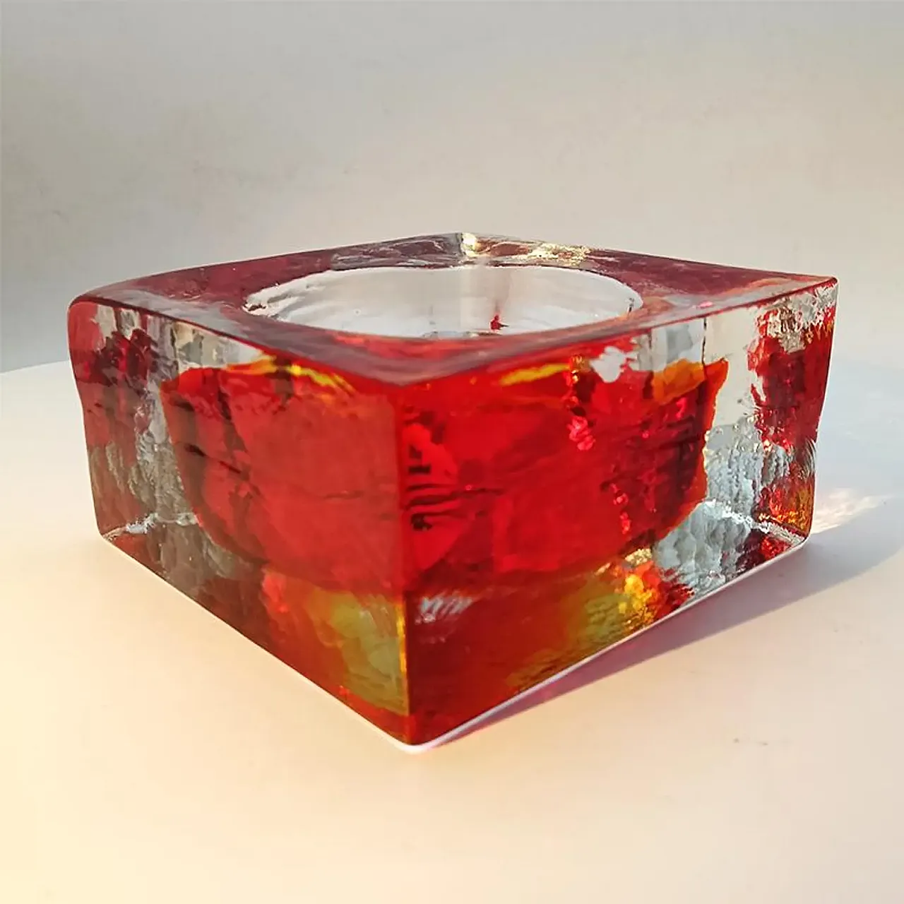 Posacenere in vetro di Murano di Flavio Poli per Seguso, anni '60 3