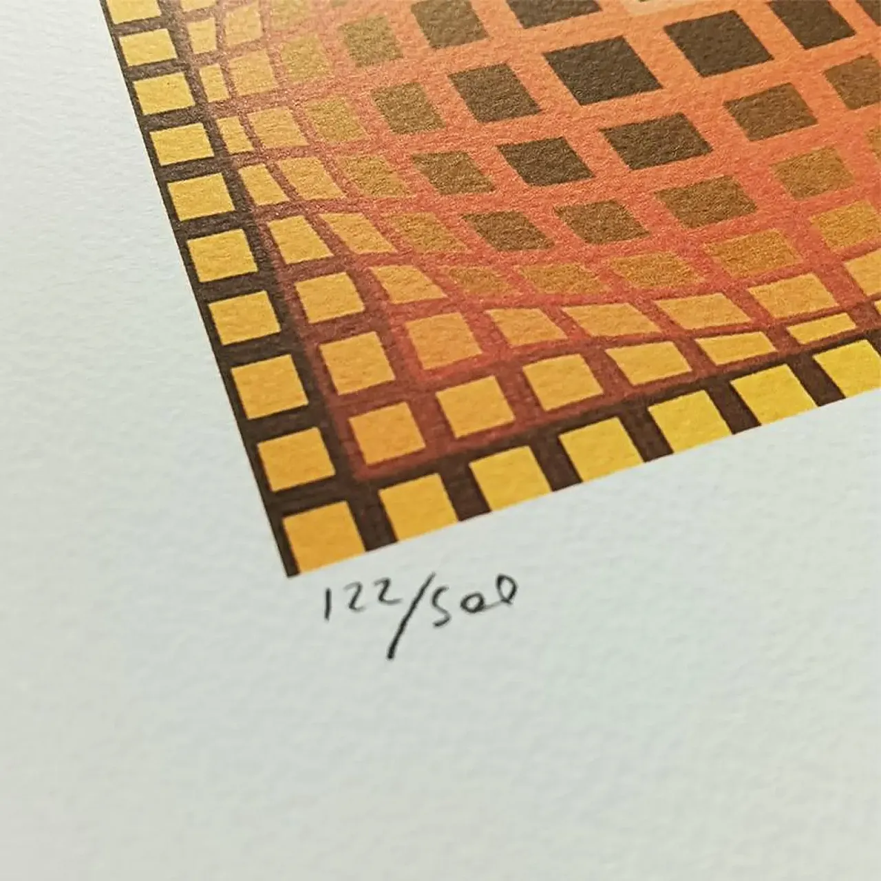 Victor Vasarely, litografia in edizione limitata numerata, anni '70 4