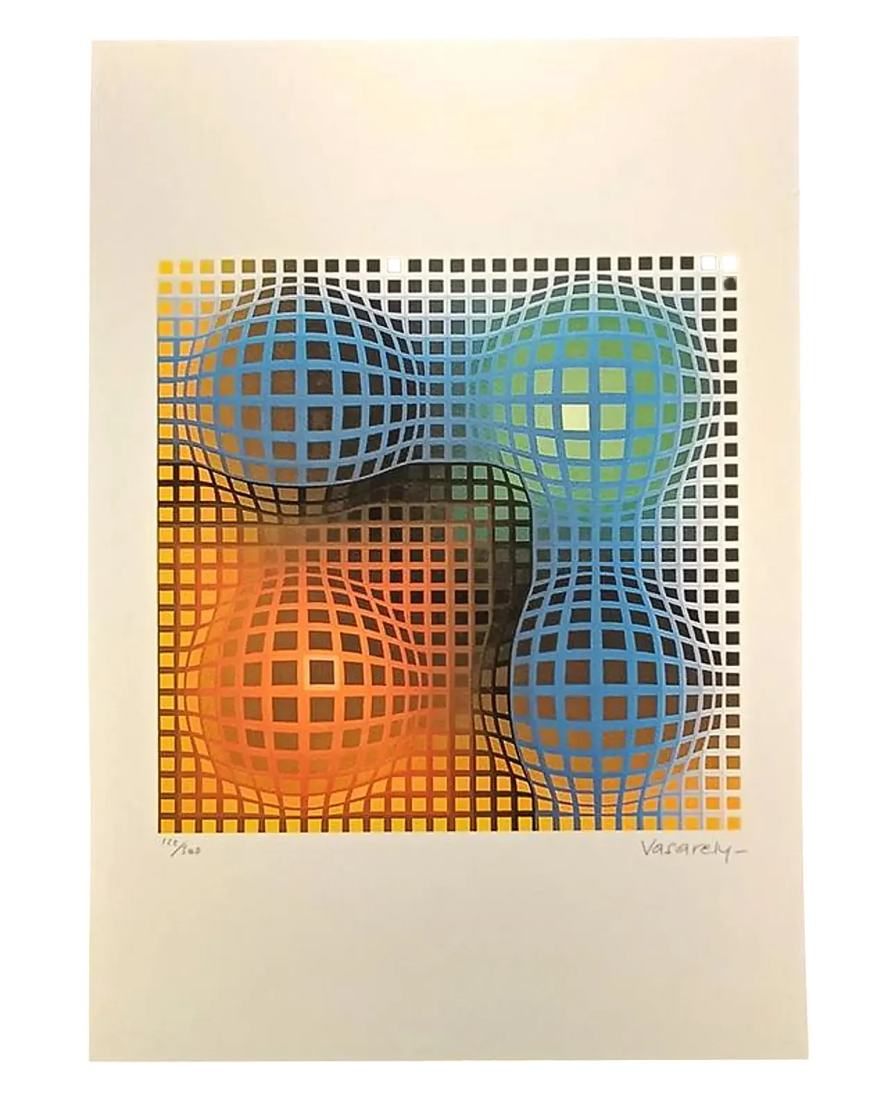 Victor Vasarely, litografia in edizione limitata numerata, anni '70 8