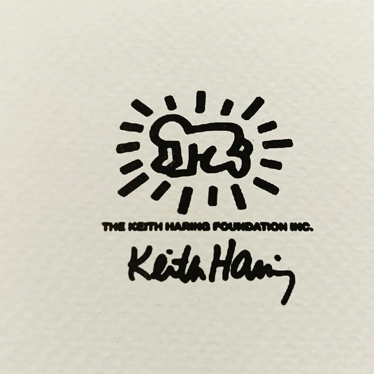 Keith Haring, litografia in edizione limitata numerata, anni '90 2