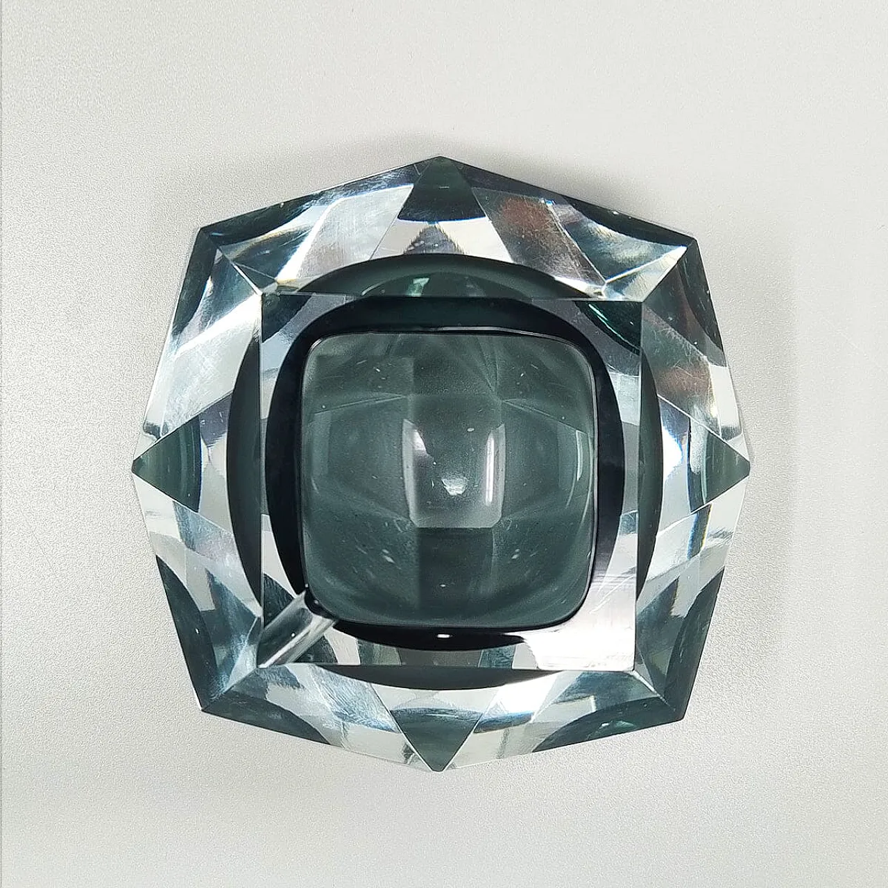 Posacenere grigio di Flavio Poli per Seguso, anni '60 3