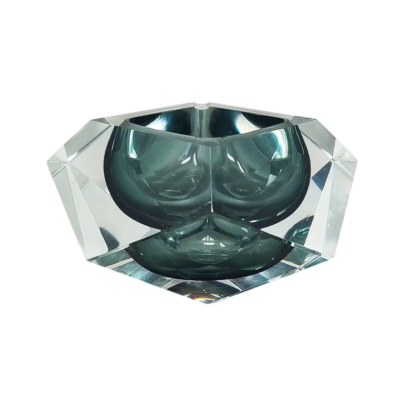 Posacenere grigio di Flavio Poli per Seguso, anni '60 7