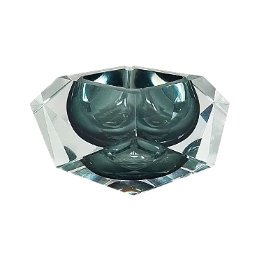 Posacenere grigio di Flavio Poli per Seguso, anni '60