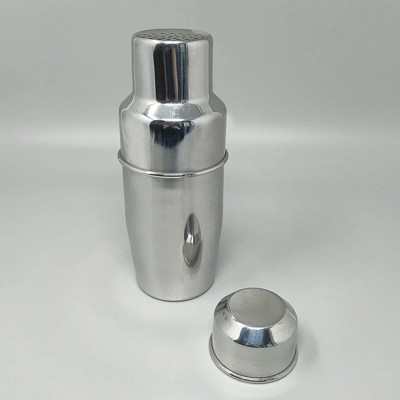 Shaker per cocktail con secchiello per il ghiaccio di pran, anni '70 3