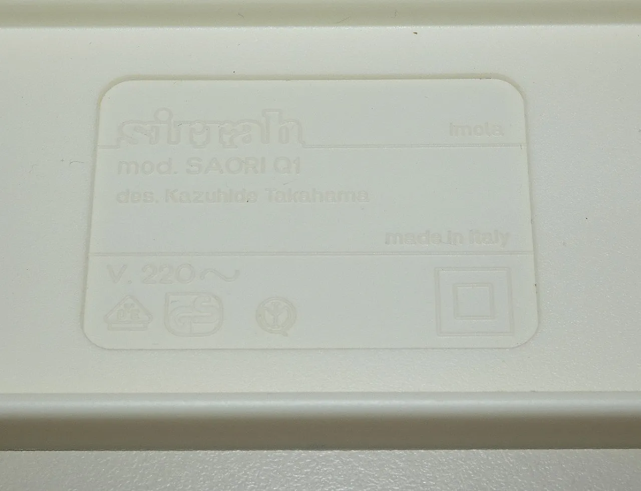 Lampada da parete Saori Q1 di Kazuhide Takahama per Sirrah, anni '70 12