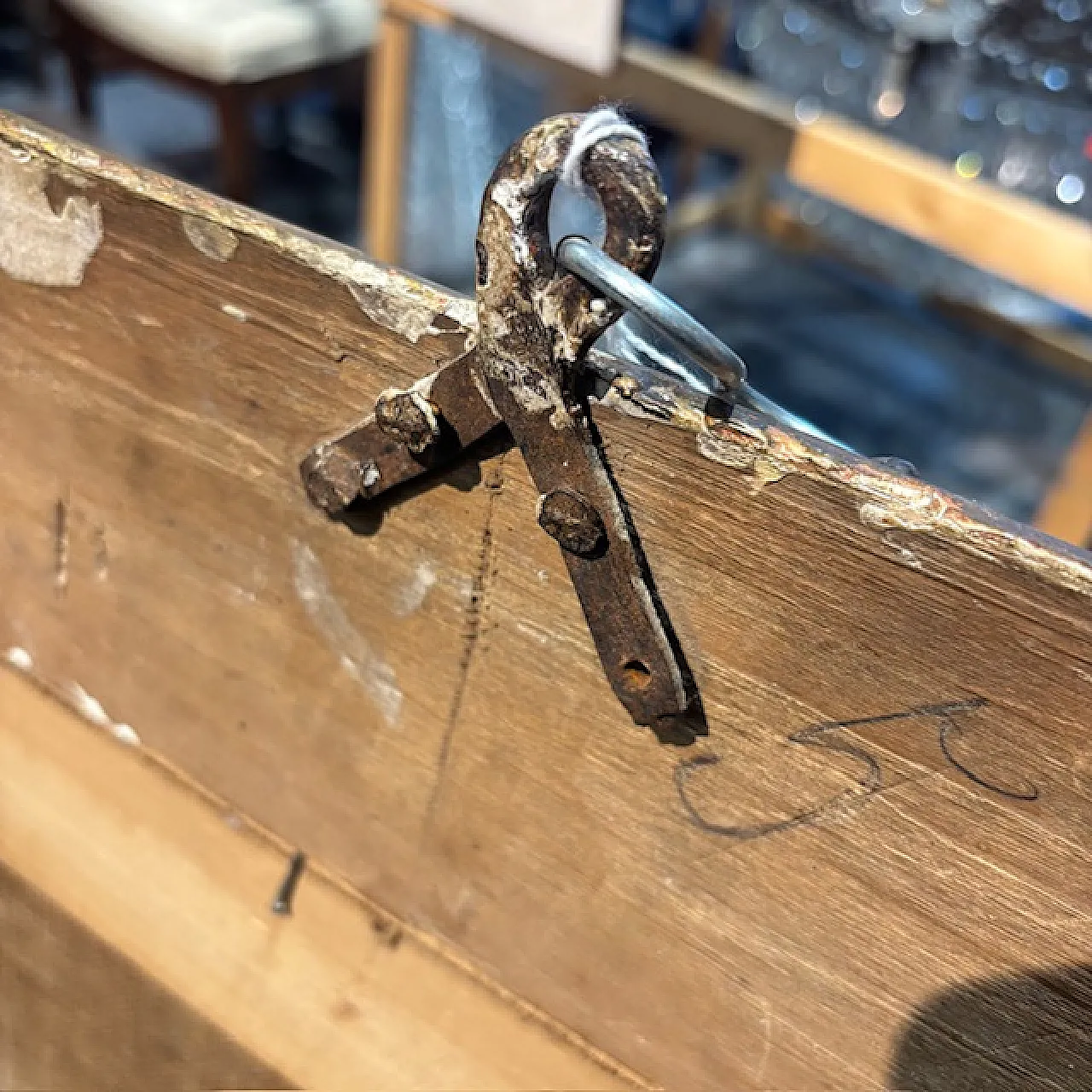 Dipinto Paesaggio e rovine con personaggi, '700 16