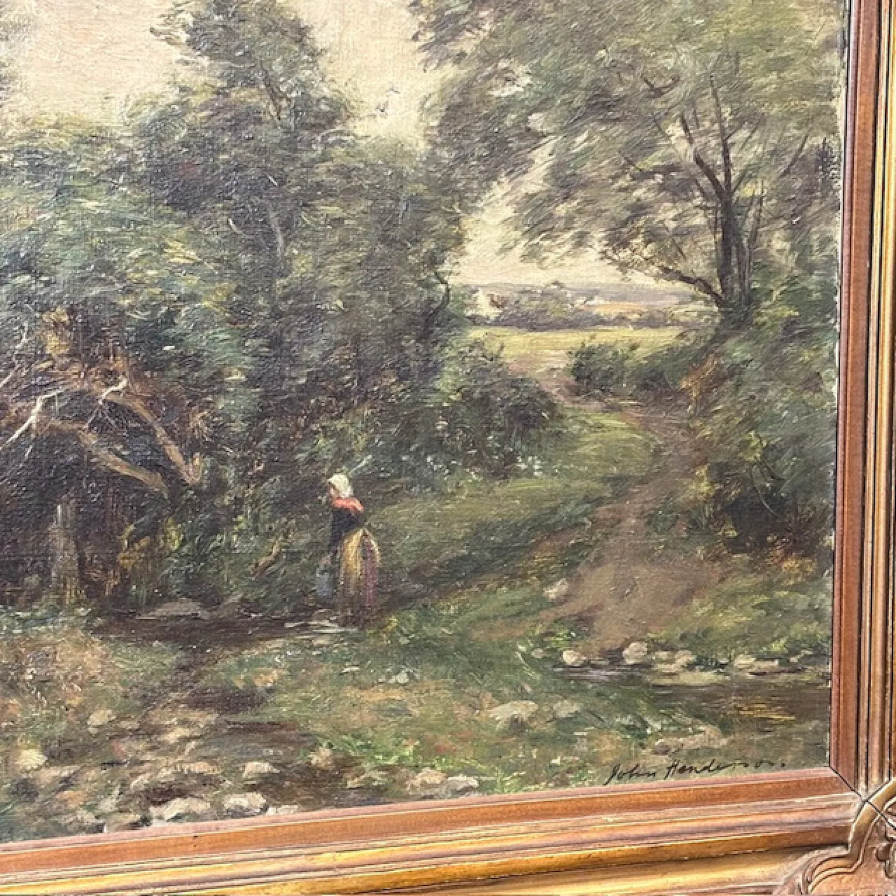 Paesaggio Impressionista Scozia di Jhon Henderson, '800 16