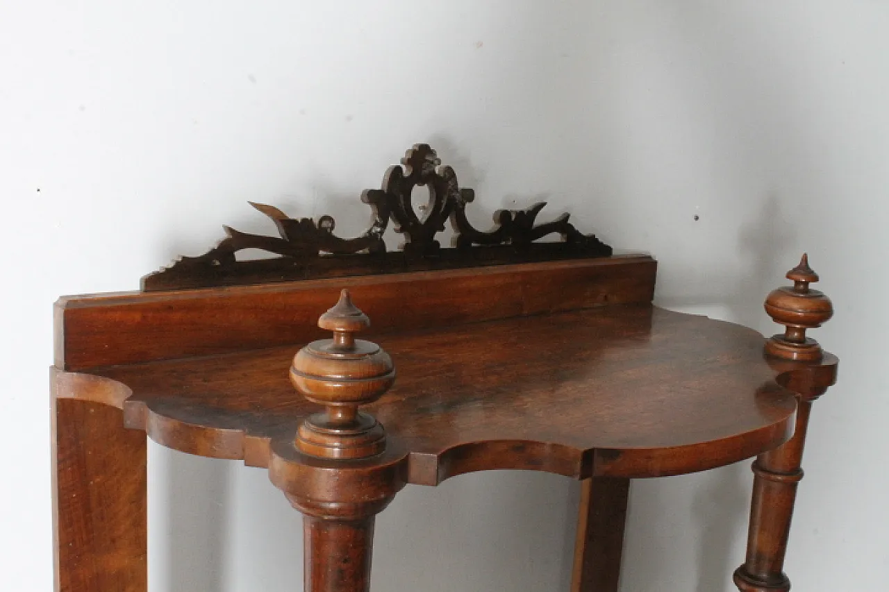 Libreria aperta in noce Luigi Filippo, metà '800 9