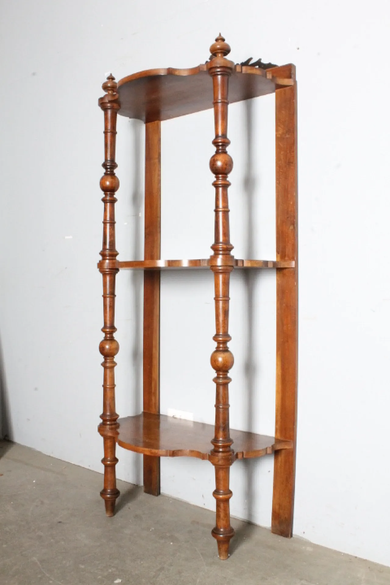 Libreria aperta in noce Luigi Filippo, metà '800 12