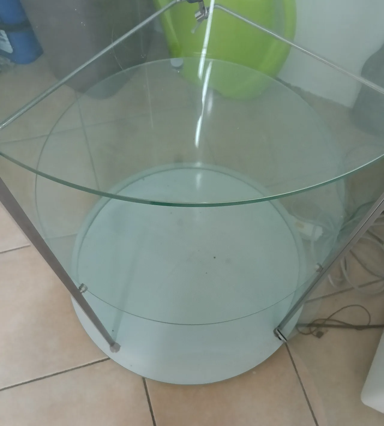 Display case in glass, 20th century 7