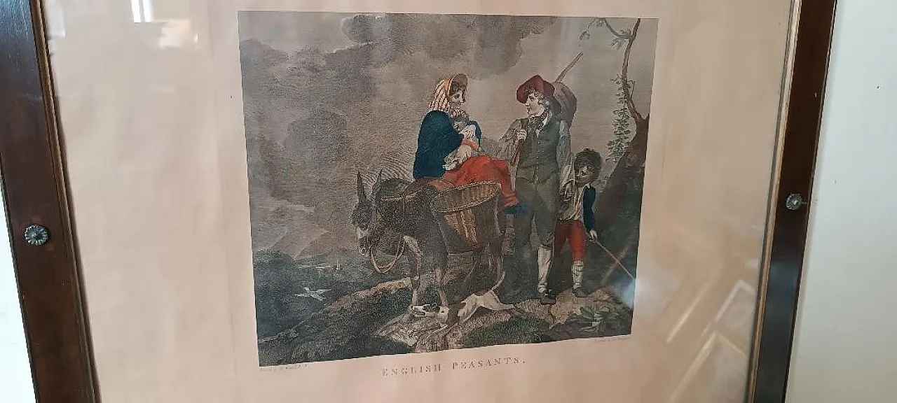 Scena bucolica, acquaforte di Bortignoni, XIX secolo 6